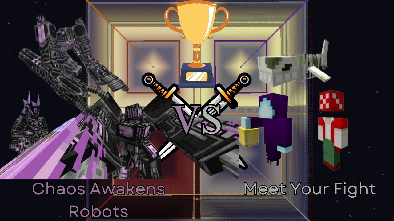 Chaos Awakens Robots vs 2x Meet Your Fight | Minecraft 1.16.5