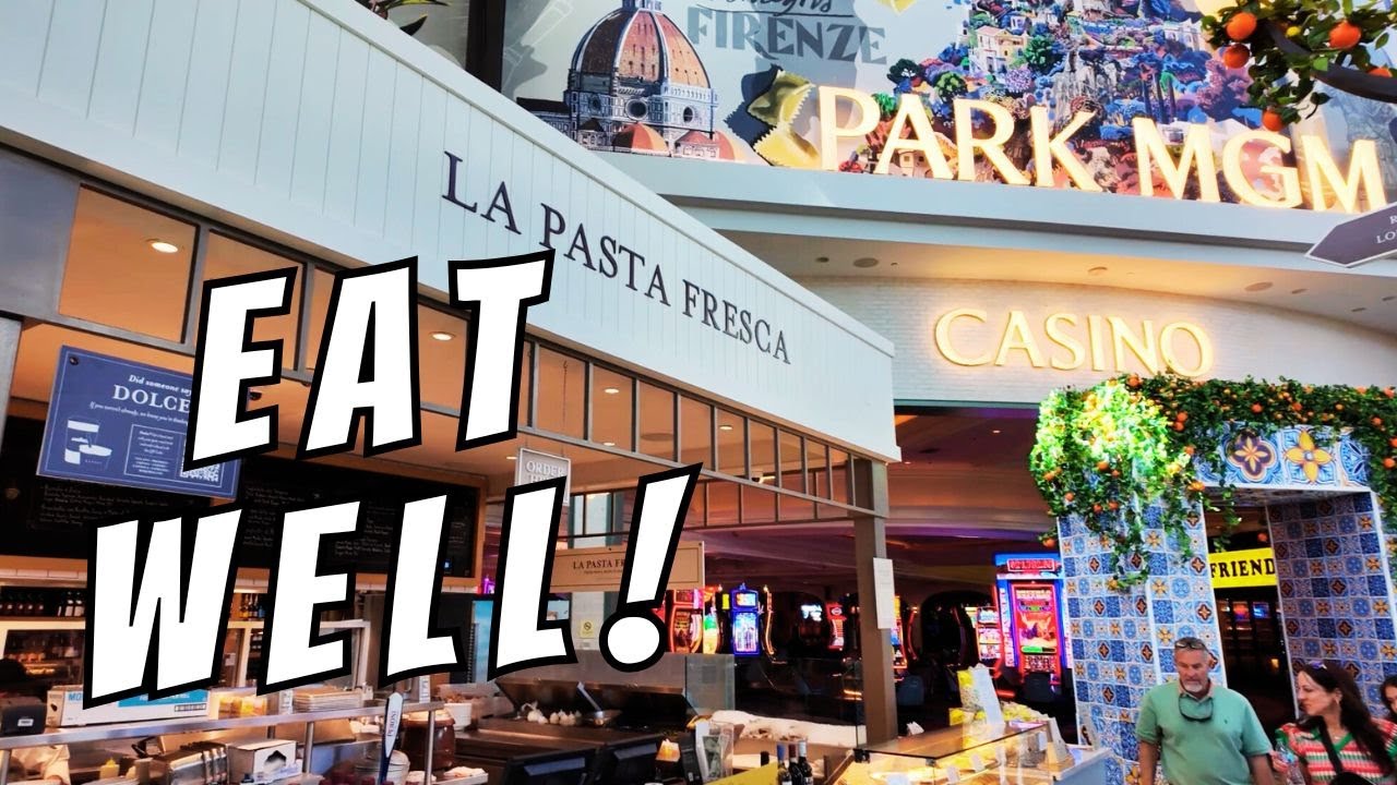 Las Vegas Italian Food Hall at Park MGM Hotel & Casino Walking Tour | Eataly Las Vegas!