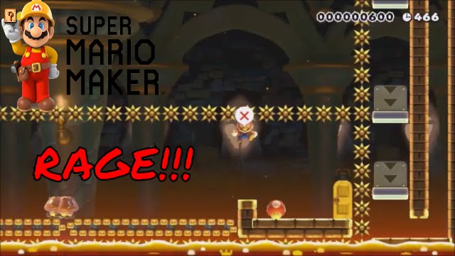 (TOO MUCH RAGE!!!) - Until I RAGE: Super Mario Maker #1