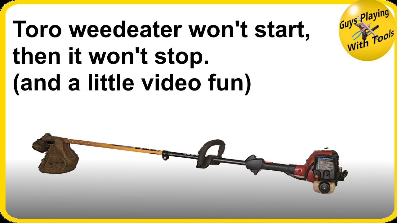 Toro trimmer won't start - FB find