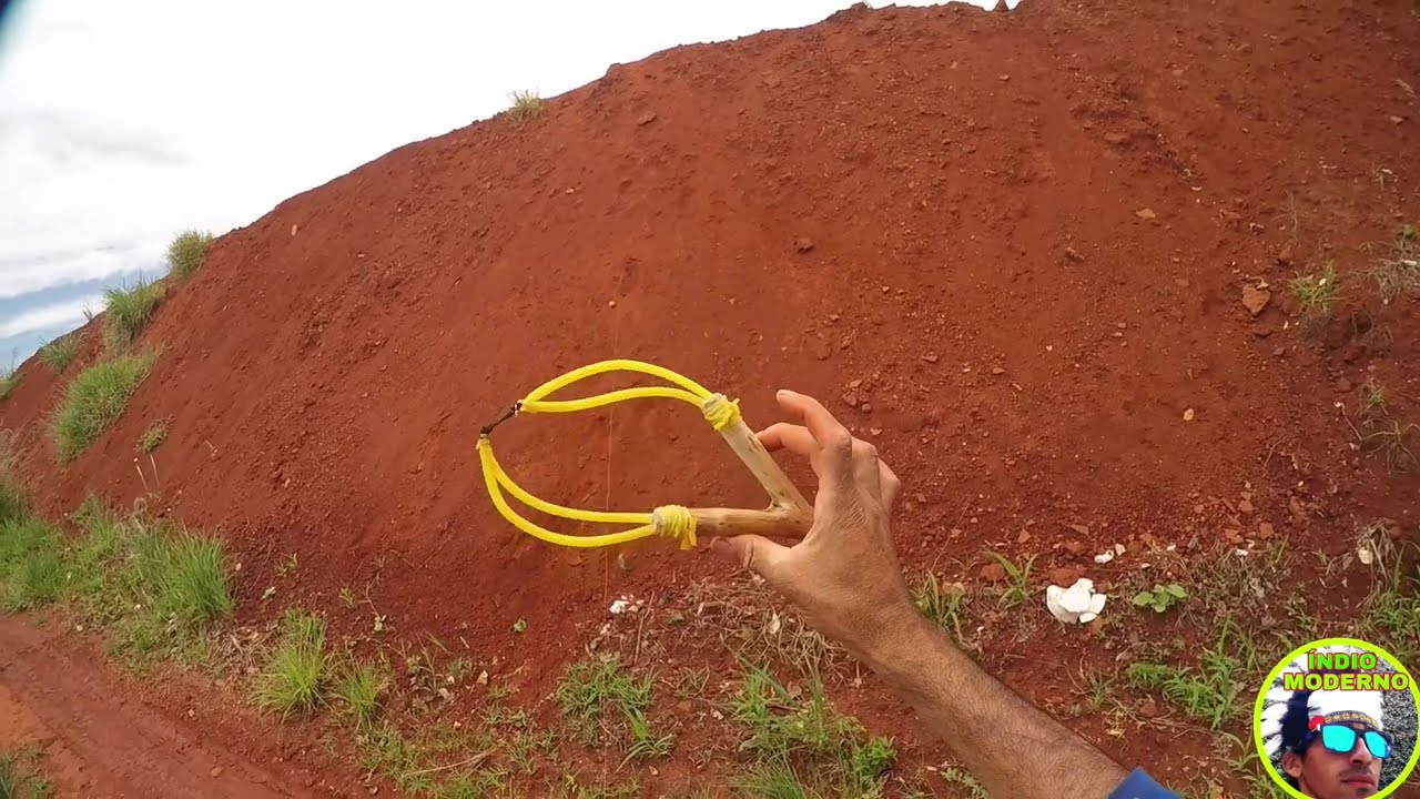 COMO FAZER ESTILINGUE PRA PESCA TUBO 200 GOMA DUPLA PASSO A PASSO