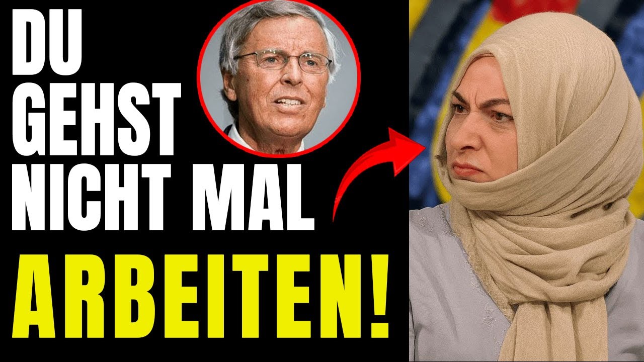Pl&ouml;tzlich Wolfgang Bosbach zerlegt freche Kopftuch-Frau vor Millionen-Publikum!