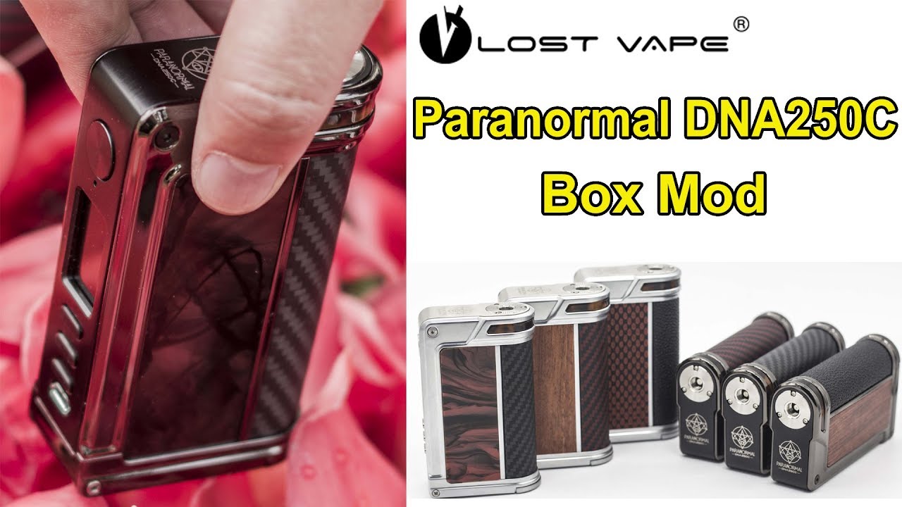 Lost Vape Paranormal DNA250C Box Mod | Repaly Mode | Capture the flavor of the perfect puff