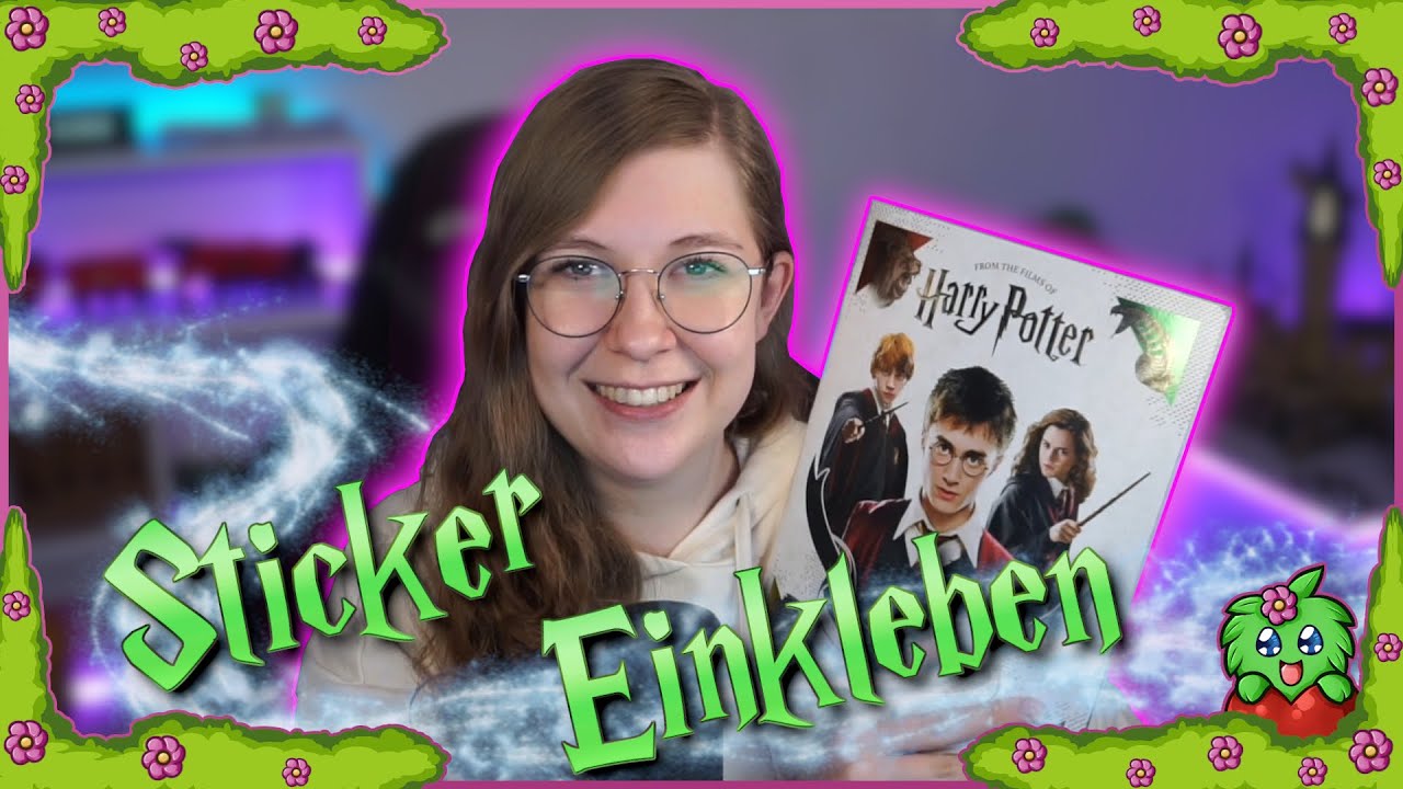 Panini Harry Potter Sticker Einkleben - Folge 1 | Stickeralbum
