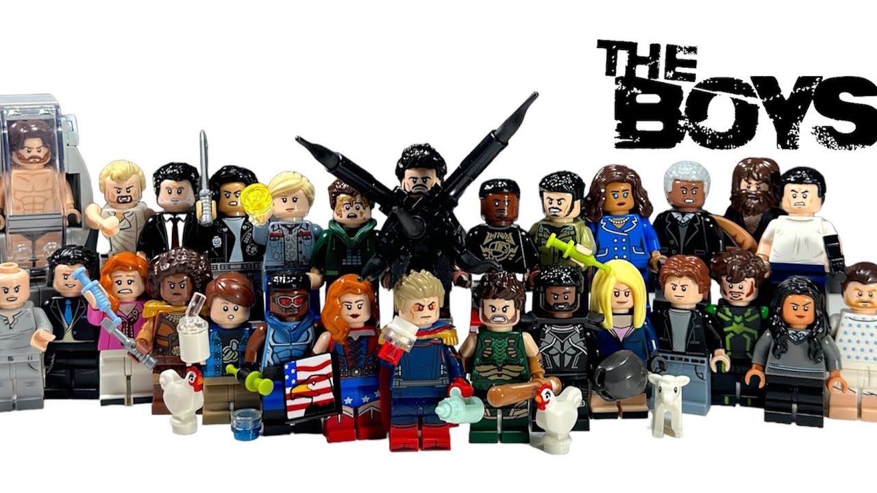 LEGO The Boys Season 4 All Main Characters & How To Build Them!