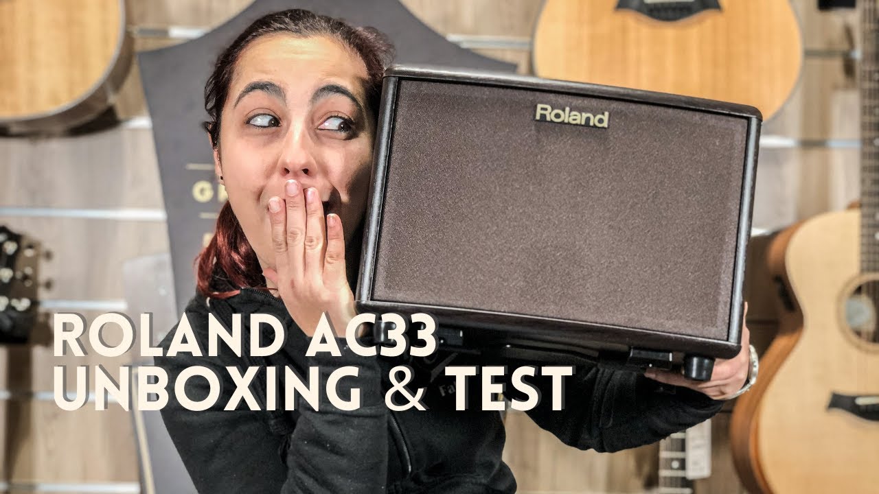 Roland AC33 Unboxing & Test con Fabiola