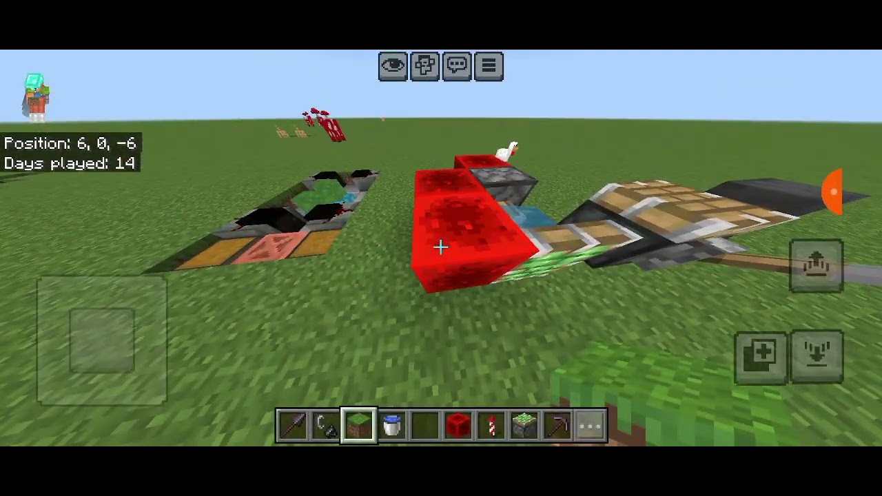 Aku main game Minecraft di HP mode komputer komputer