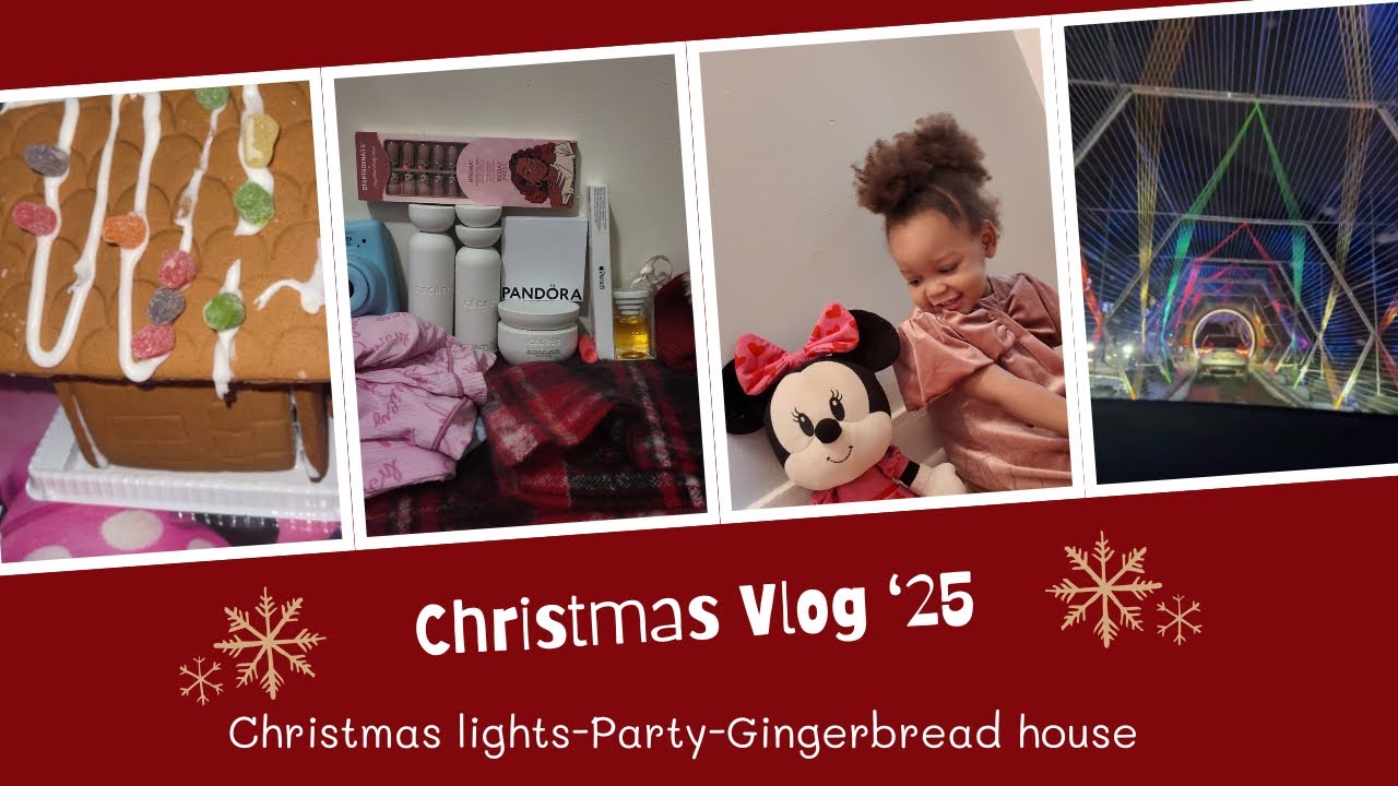 VLOG:Merry Christmas+Gingerbread house+Friendmas 🎉 
