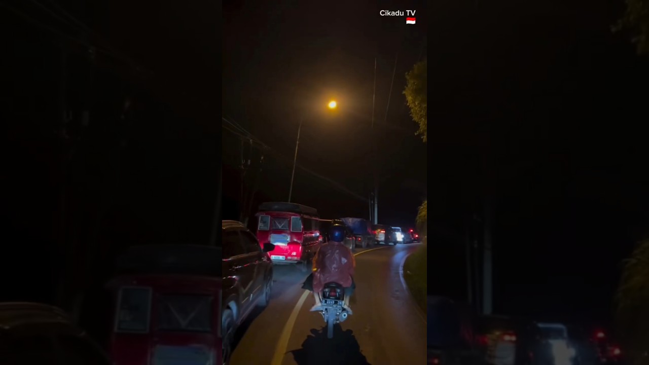 Libur panjang Macet panjang 🚧 Lalin semalam dijalan Rancabali - Patengan #wisata #jawabarat #ciwidey