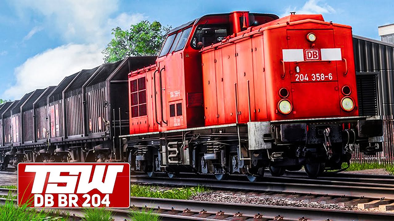 TSW 2020 Mit der DB BR 204-DIESELLOK den Güterzug rangieren in Aschaffenburg | TRAIN SIM WORLD 2020