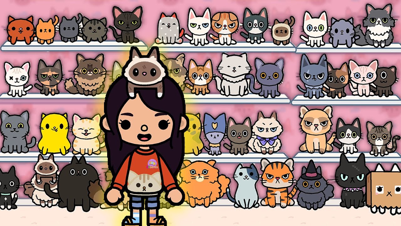 🐱 Consigo todos TOOODOS los GATOS de Toca Life World 🐈 🐈‍⬛