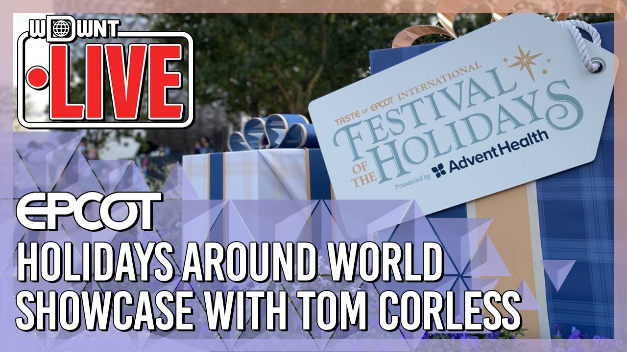 🔴LIVE Holidays Around the World Showcase with Tom at EPCOT