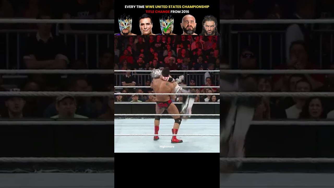 Every Time United States Championship Title Change From 2016