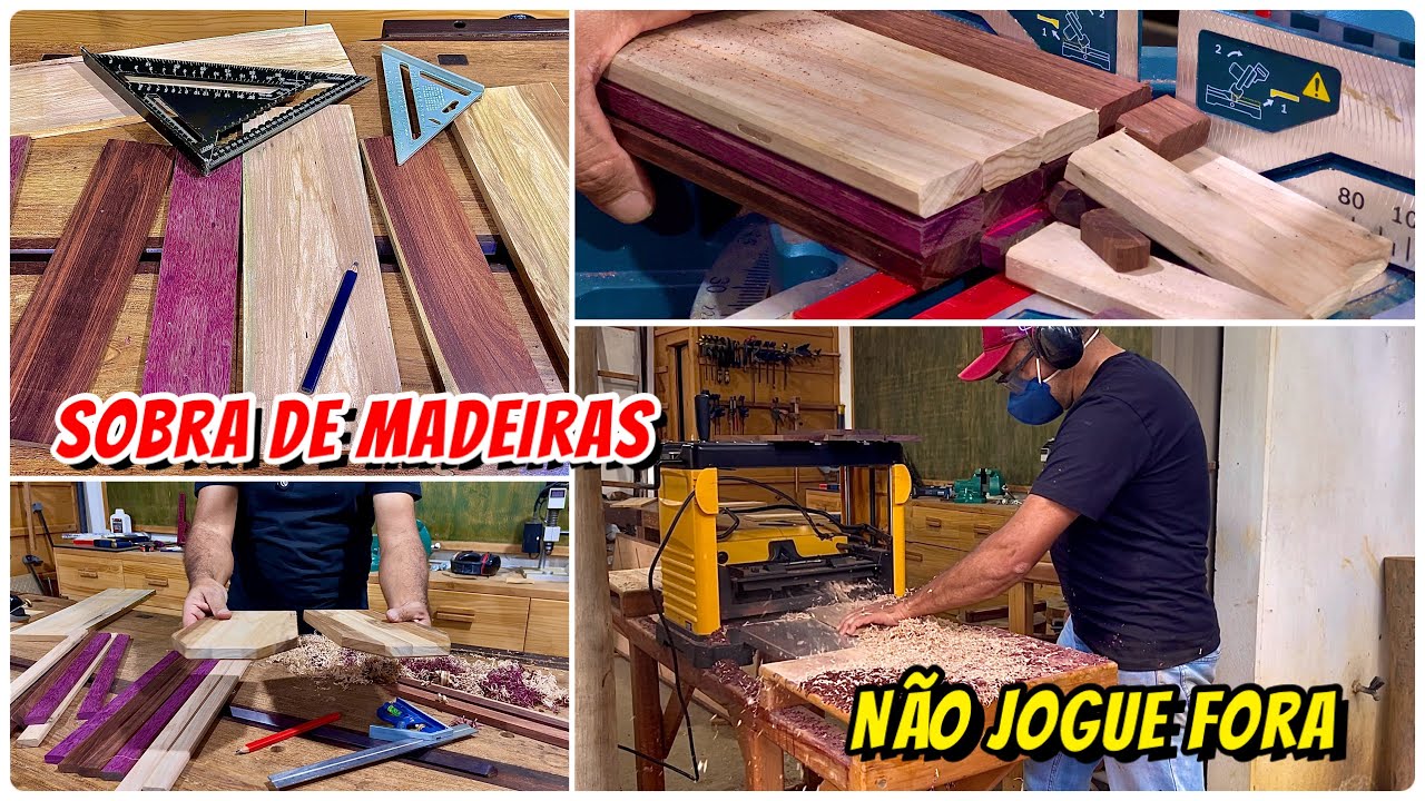 IDEIA CRIATIVA Com Sobras de Madeiras | N&atilde;o Jogue Mais Fora o que Sobrou Fa&ccedil;a Voc&ecirc; Mesmo seu Projeto