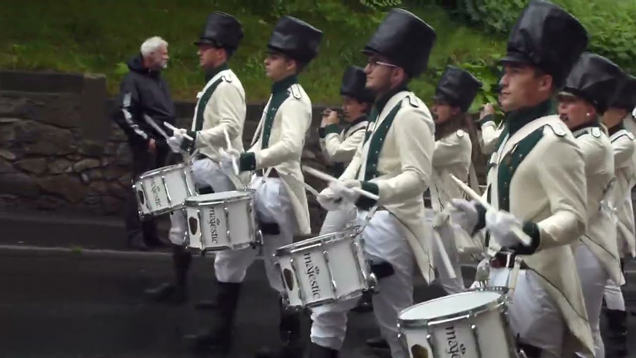 Radeberger Spielmannszug zum Bierstadtfest-Umzug 2017 in Radeberg