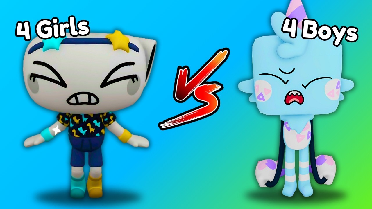 BOYS vs GIRLS In Dandy's World….