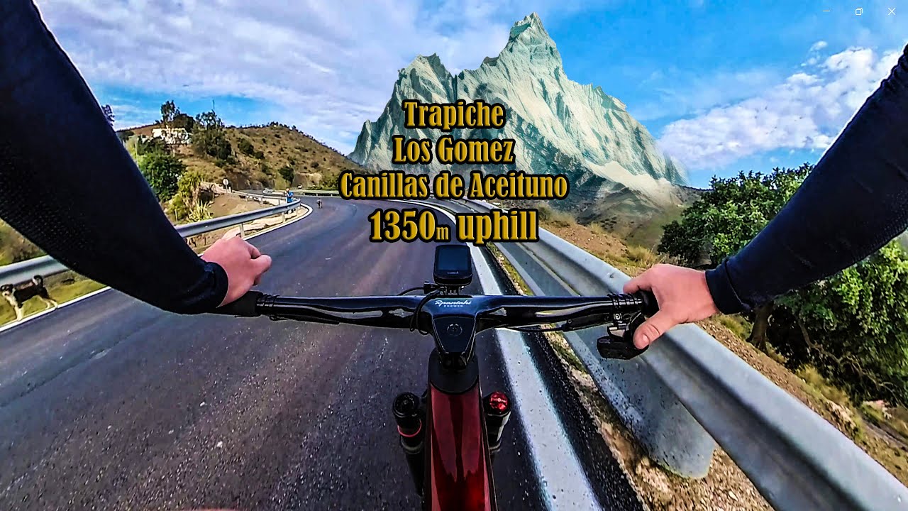 Trapiche / Los Gomez / Canillas 1350m uphill on MTB