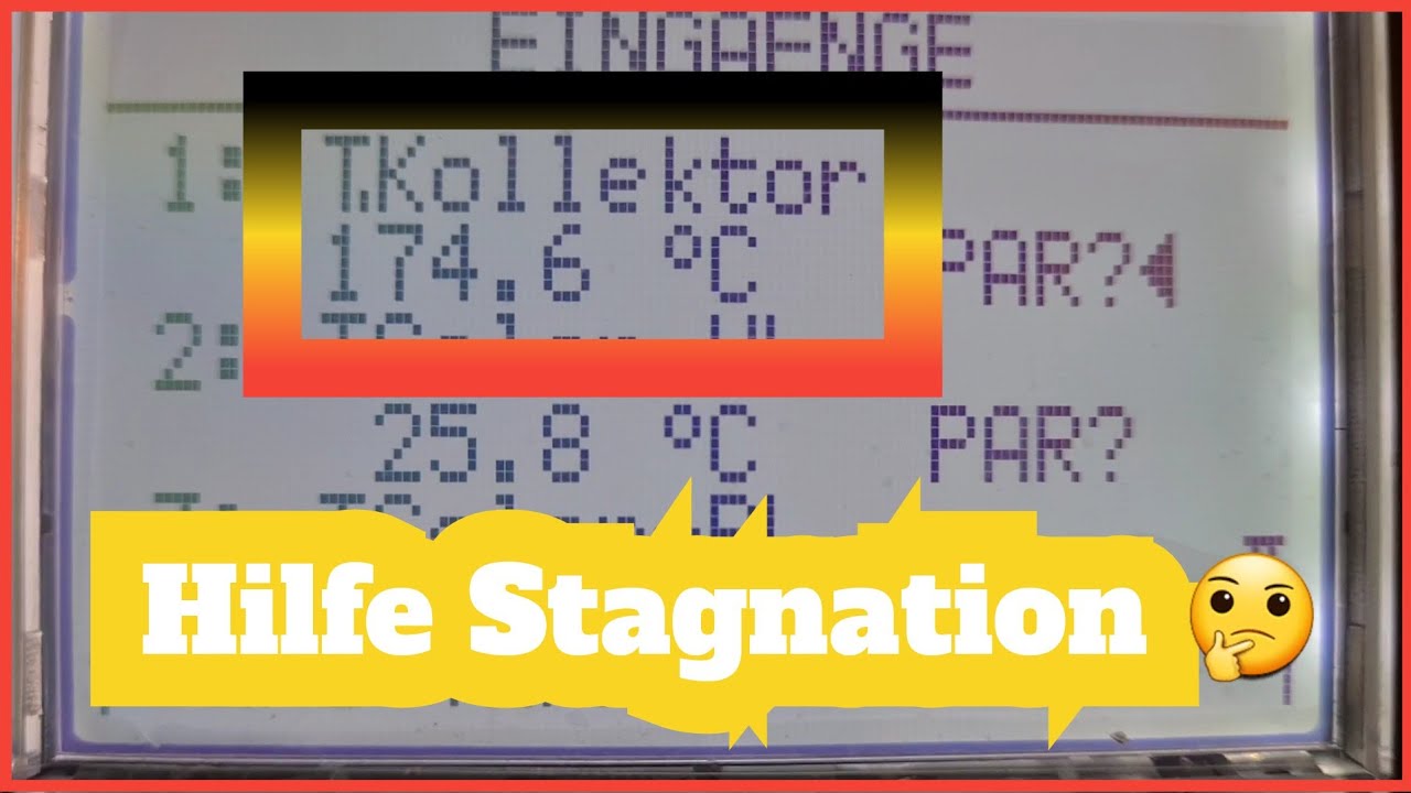 Solarthermie in Stagnation - schnell handeln!