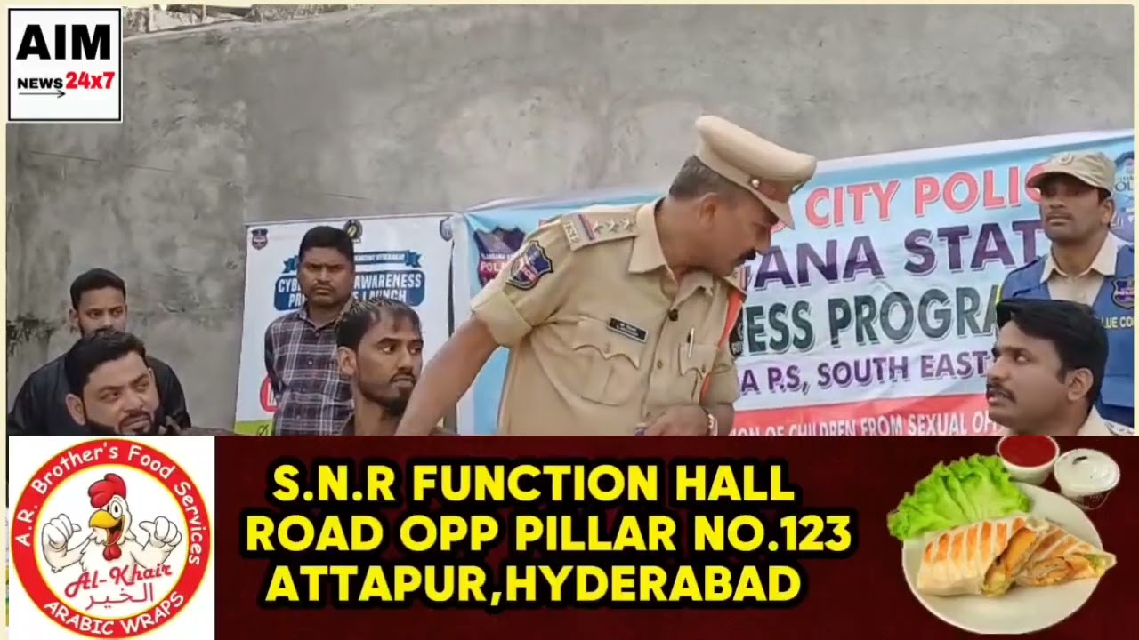 Bandlaguda sho devender aur si nagraj reddy Ne Bandlaguda Police station limits ke Mohammed Nagar Me