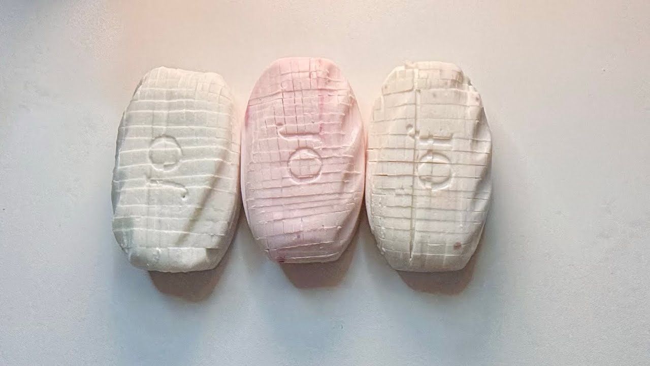 Satisfying Soft and Crunchy Soap cubes Cutting ASMR 