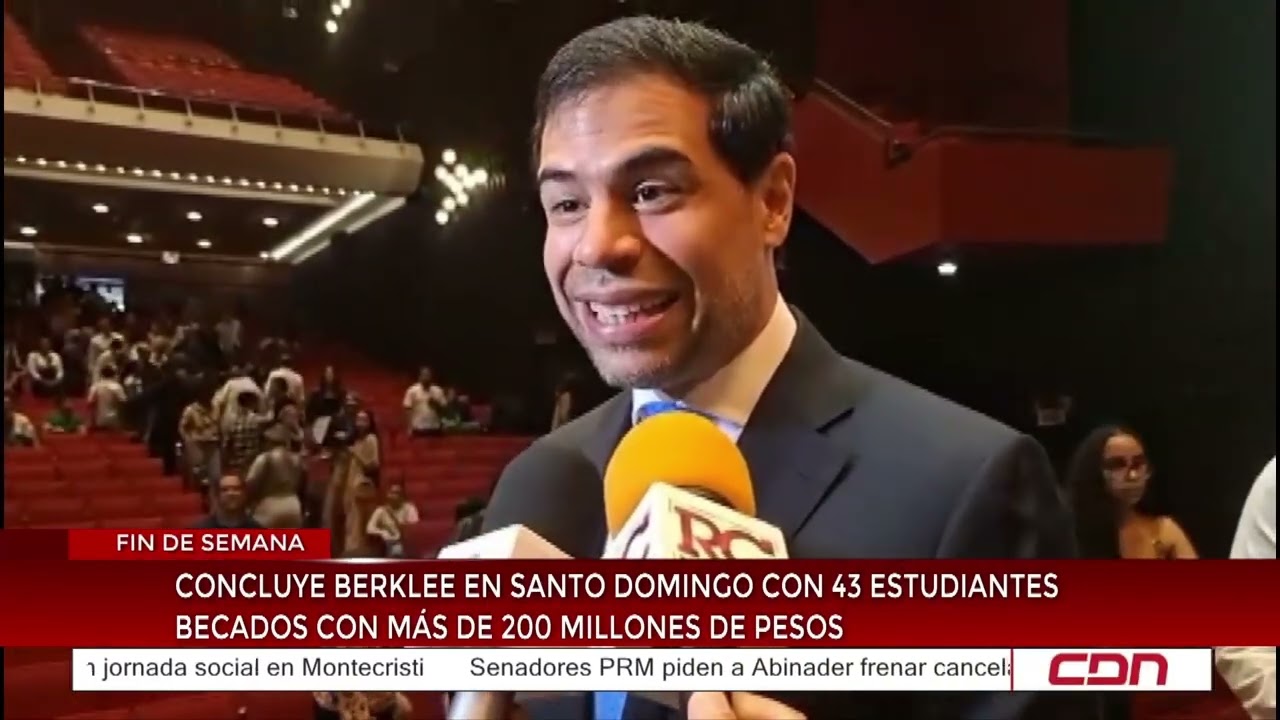 Concluye Berklee en Santo Domingo con 43 estudiantes becados con más de 200 millones de pesos
