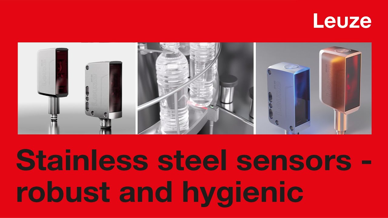 Robust and hygienic - high-performance sensors in stainless steel housings for harsh environments