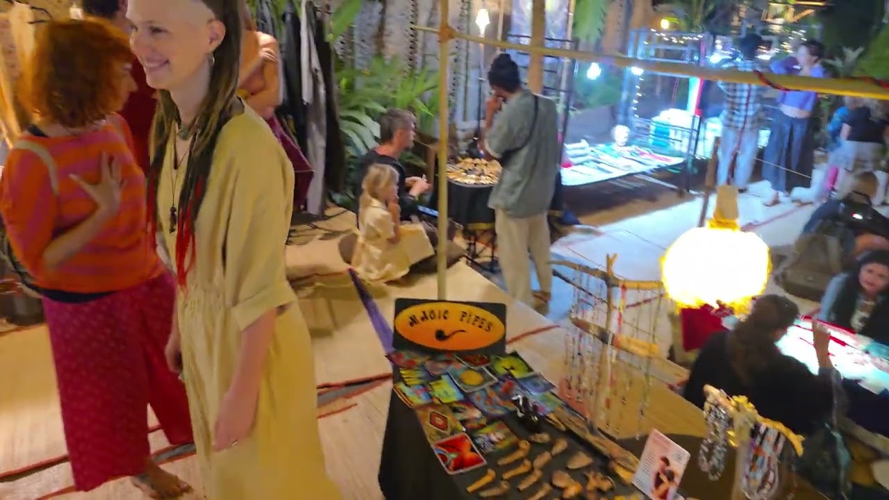 Luna Viajera Band live performance with Flea market walkaround at Shunya Wellness, Arambol Goa