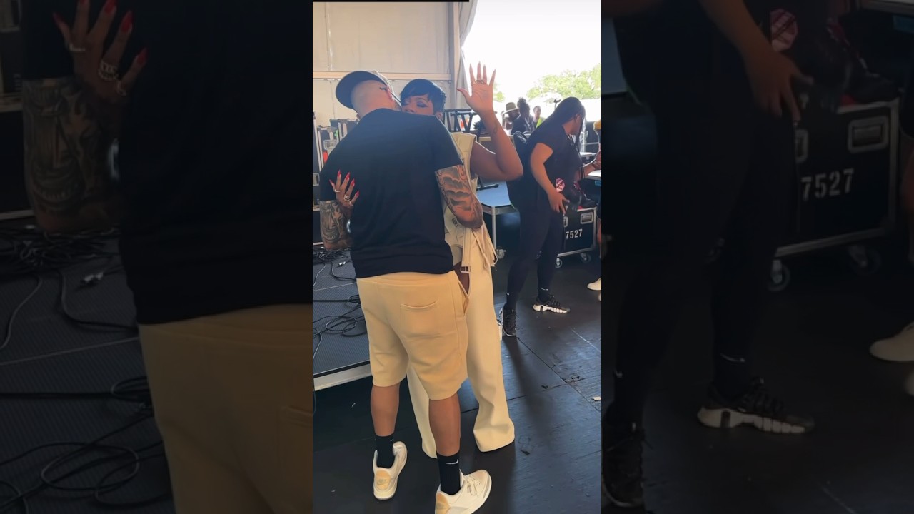Fantasia&rsquo;s husband Kendall Taylor praying for her before she hits the stage