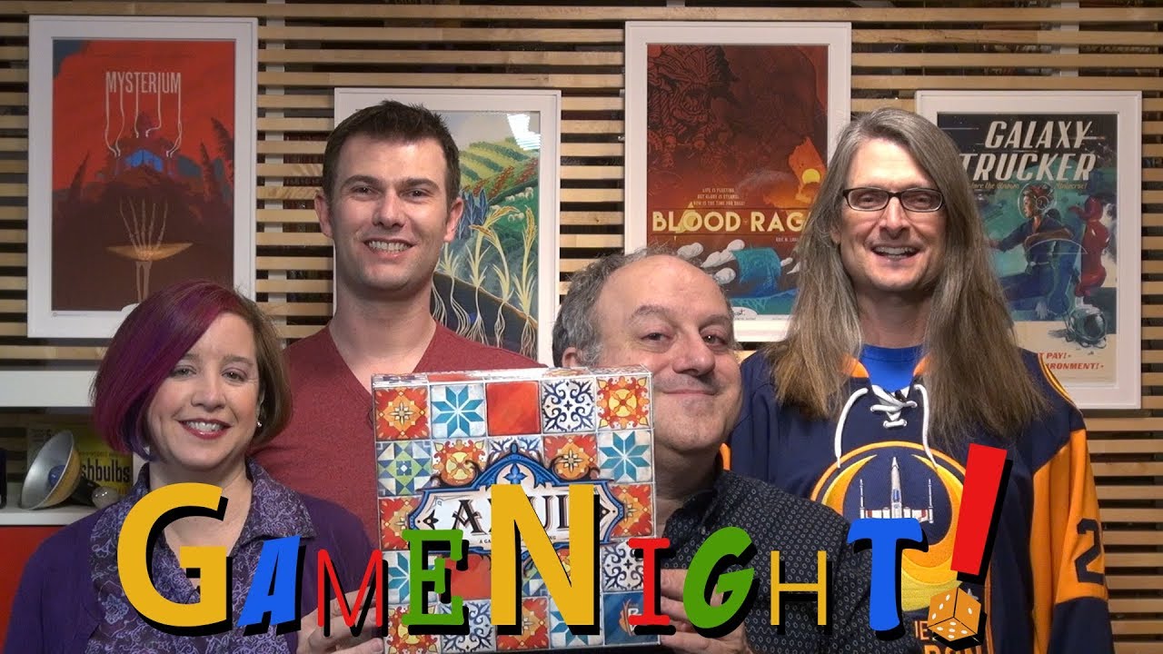 Azul - GameNight! Se5 Ep21 2018 Spiel des Jahres Winner! - How to Play and Playthrough