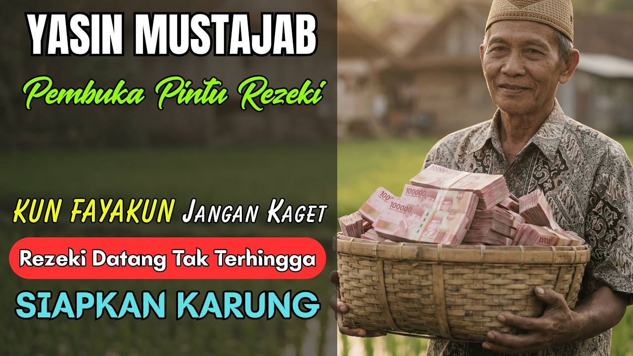 Allah Mudahkan Rezeki! Bacaan Yasin Merdu Pengantar Tidur Penuh Berkah