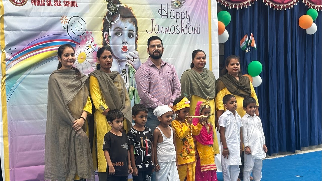 School Kids Dance Performance on Janmashtami | Krishna Leela Dance