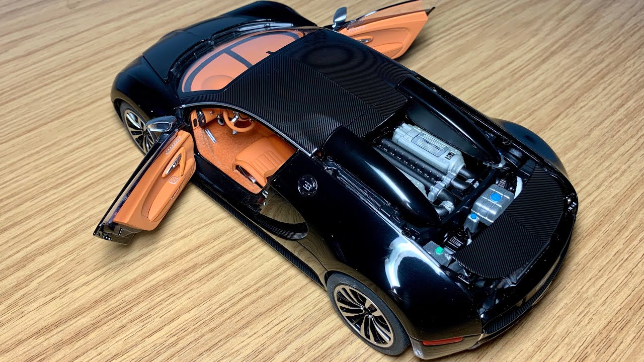 AUTOart Signature | Bugatti Veyron 16.4  Sang Noir 1/18 | In Depth Review