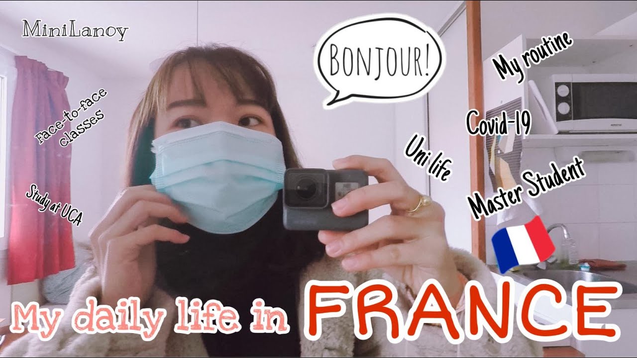 One day with me in France!! (Student life)