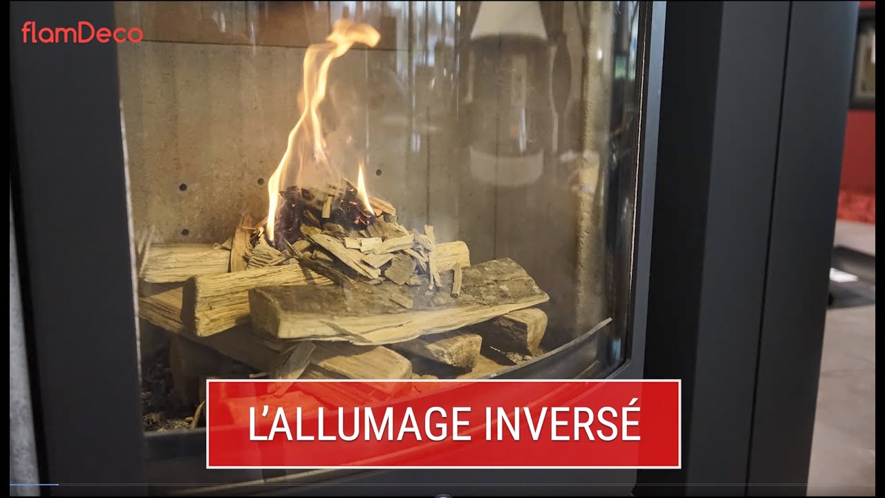 L' allumage invers&eacute; ou Comment allumer un feu sans fum&eacute;es.