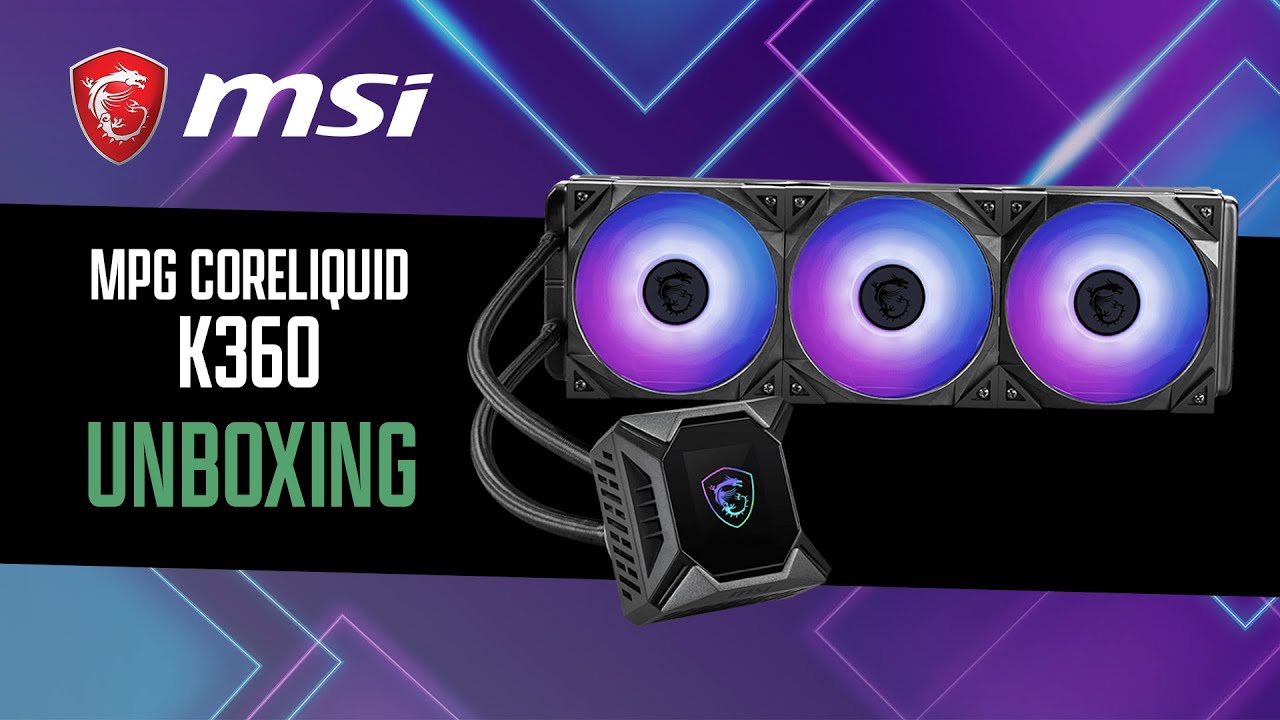 MSI MPG Coreliquid K360 - Unboxing AIO na wypasie