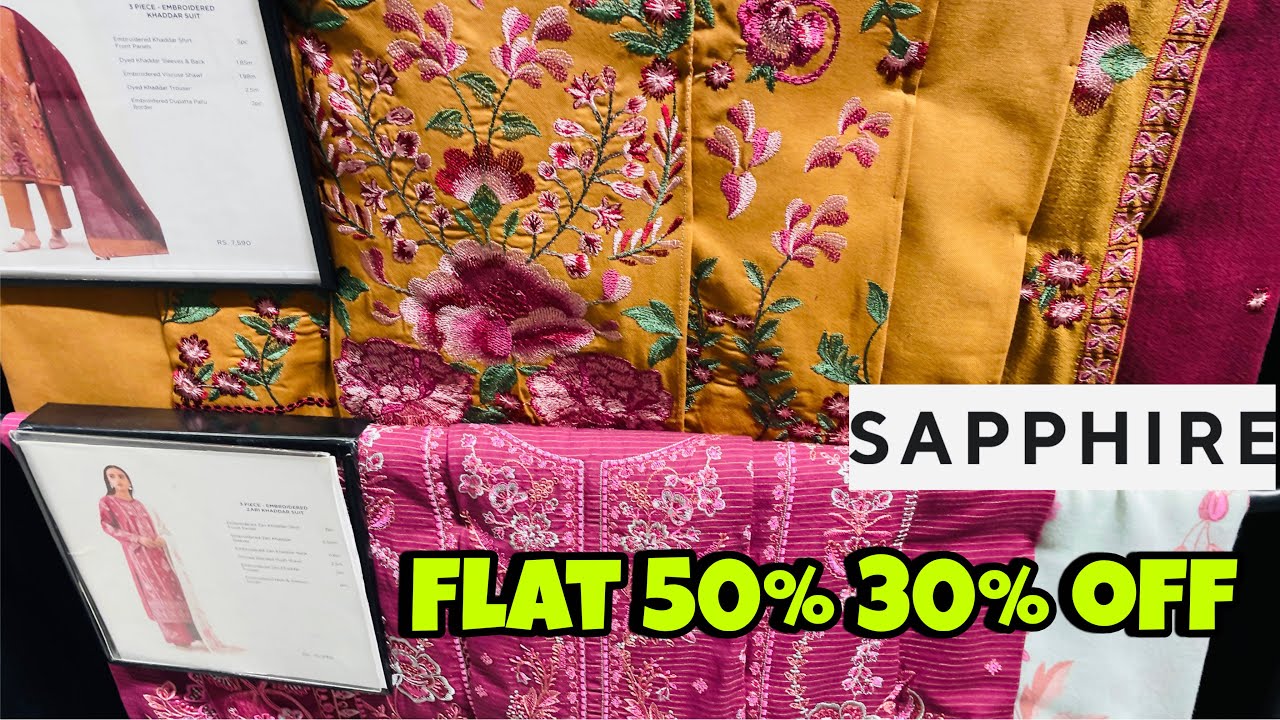 Sapphire Winter Sale Flat 50% off 2026 🎉 Sapphire Winter Collection 2026 😱 Life with HiraHashaam 