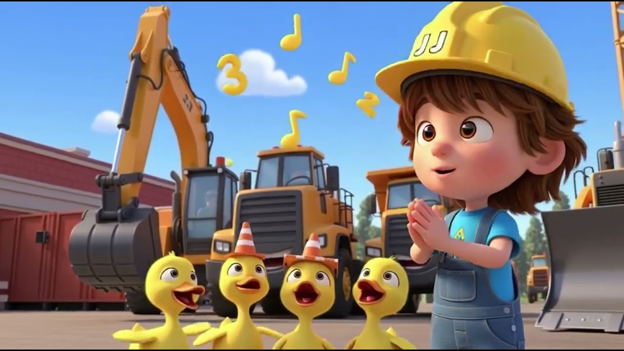 Red Truck and Loader Count to Ten | Nursery Rhymes & Kids Songs