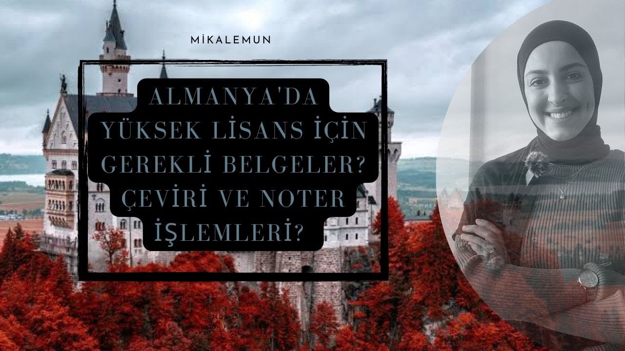 ALMANYA'DA YÜKSEK LİSANS/UNİ-ASSİST İÇİN GEREKLİ BELGELER? Çeviri ve noter işlemleri? Apostil nedir?