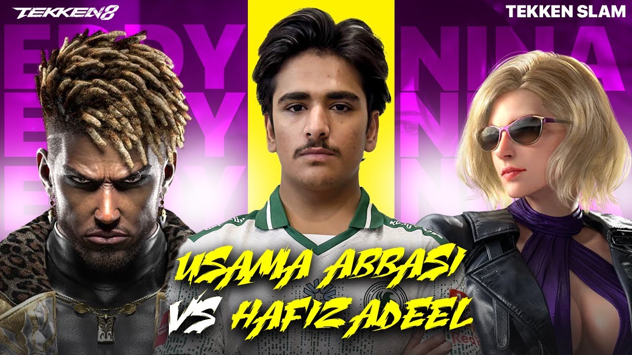 Usama Abbasi (Eddy) vs Hafiz Adeel (Nina) - Group Stage - Tekken Slam