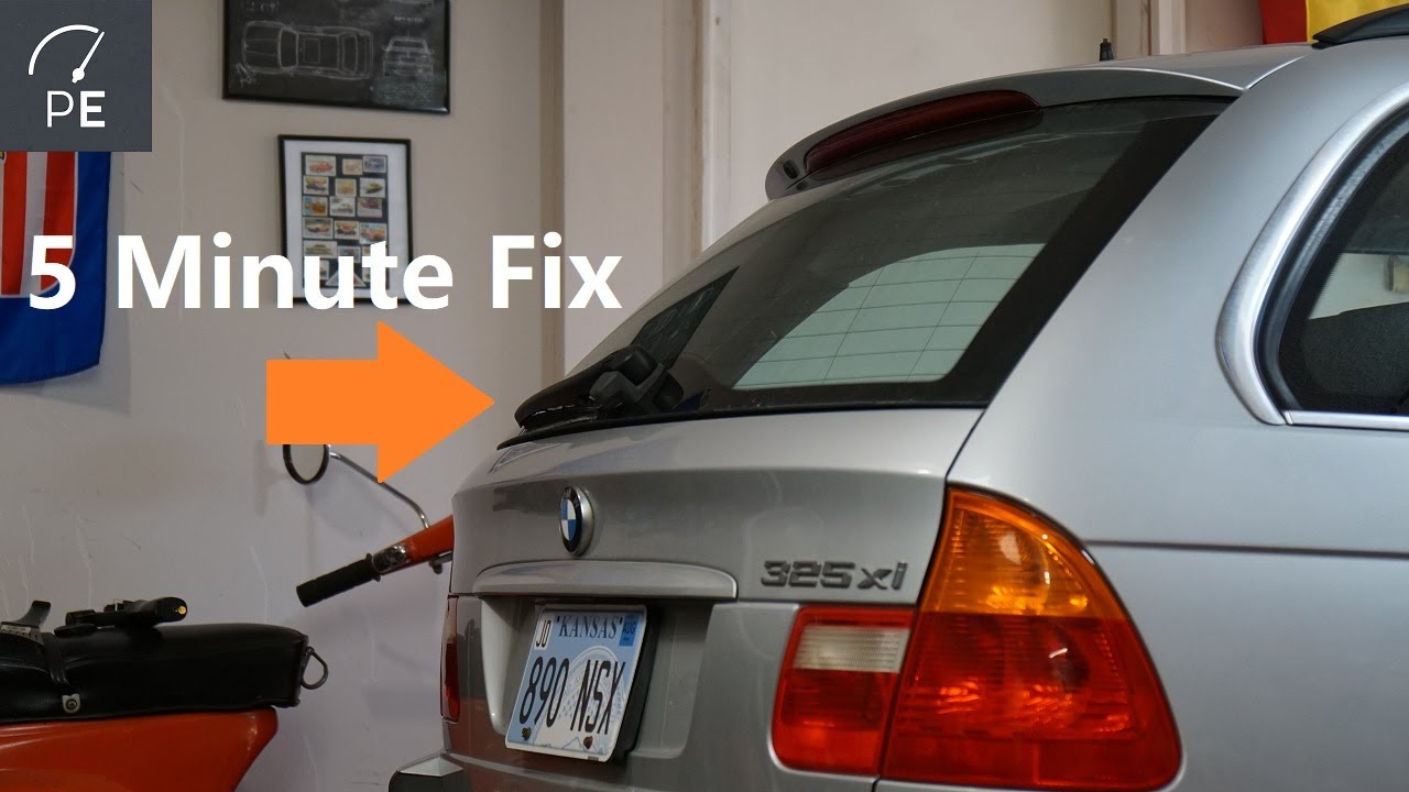 $300 E46 Wagon | Ep.8 | Fix the rear windscreen wiper for FREE (and it only takes 5 minutes)