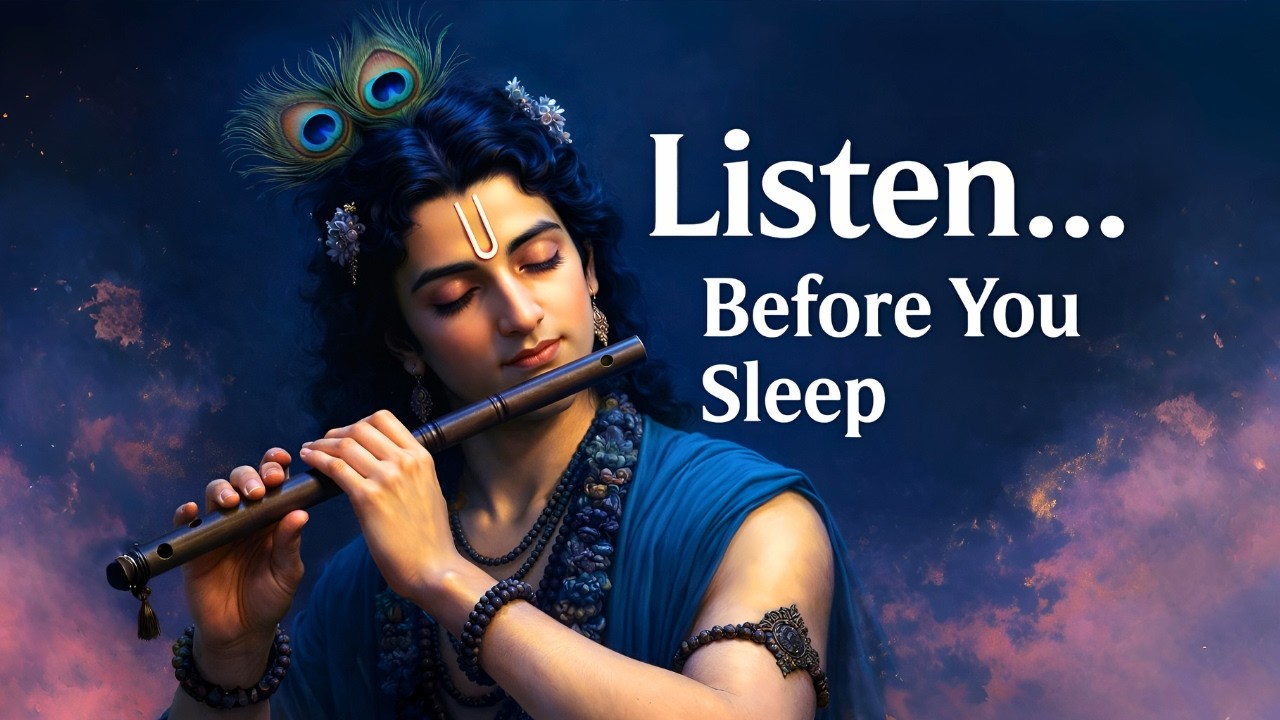 Midnight Krishna Mantra 🌸 Before You Sleep, Listen…