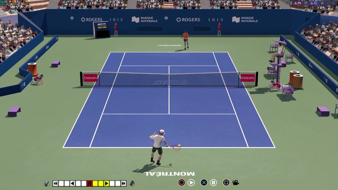 Nadal Vs Brooksby -  Crazy Signature - Cincinnati Full Ace Tennis Simulator