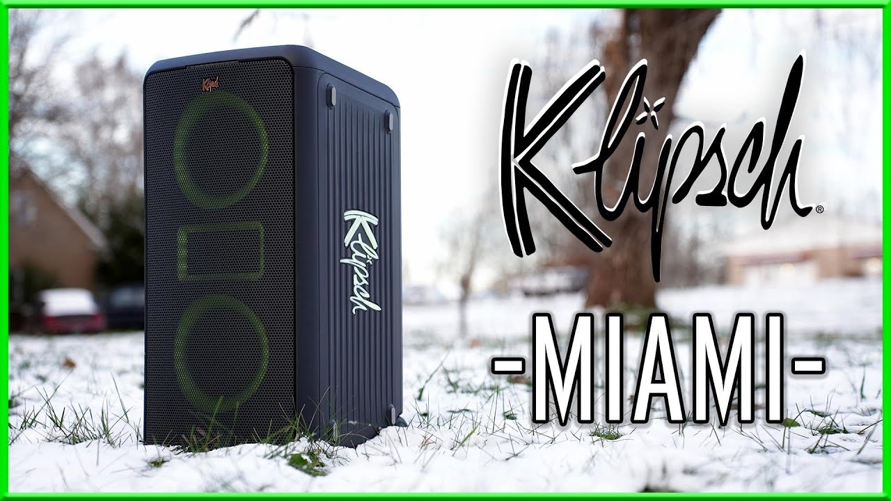 KLIPSCH — MIAMI PARTY BOX — ВСЁ, ЧТО ВЫ, ВОЗМОЖНО, ХОТЕЛИ УЗНАТЬ! Распаковка — Характеристики — О...