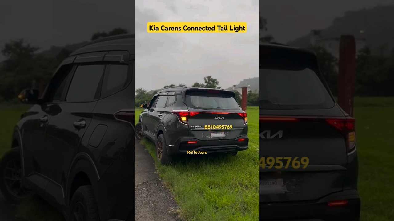 Kia Carens 2024 Connected Tail Light Price Rs. 5500🔥Kia Carens Premium Optional Modified #kiacarens