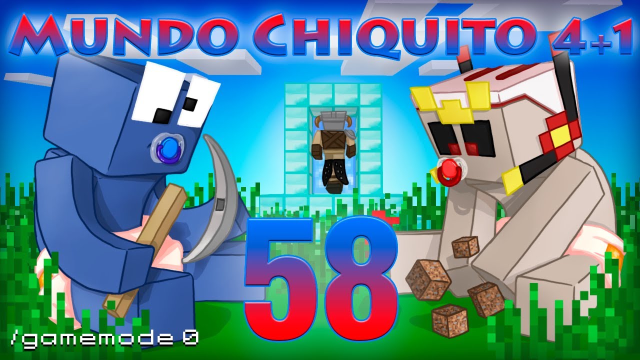 MINECRAFT - Mundo Chiquito 4+1 - Ep 58  - Se ponen todos pelirrojos!!!