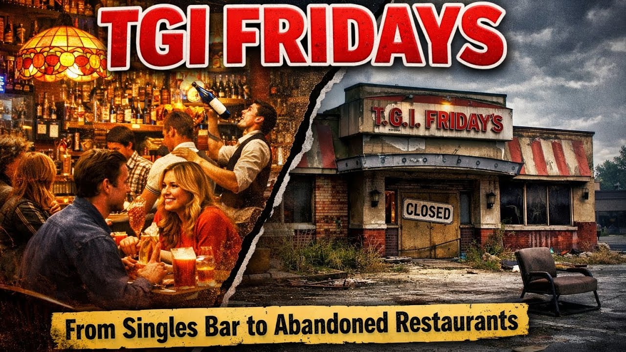 История TGI Fridays: от феномена баров для одиноких до заброшенных ресторанов 🍔🍟🍺