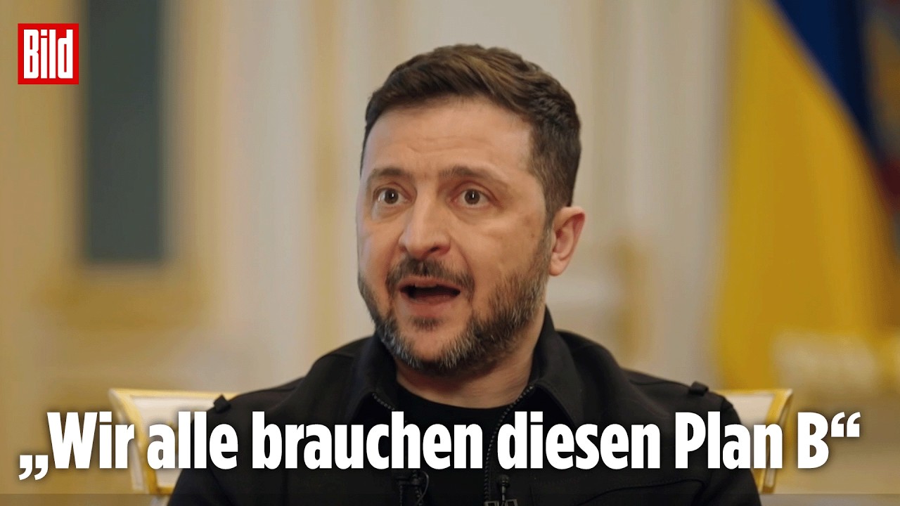 Selenskyj im Interview: Ukraine dr&auml;ngt auf gemeinsamen Plan B