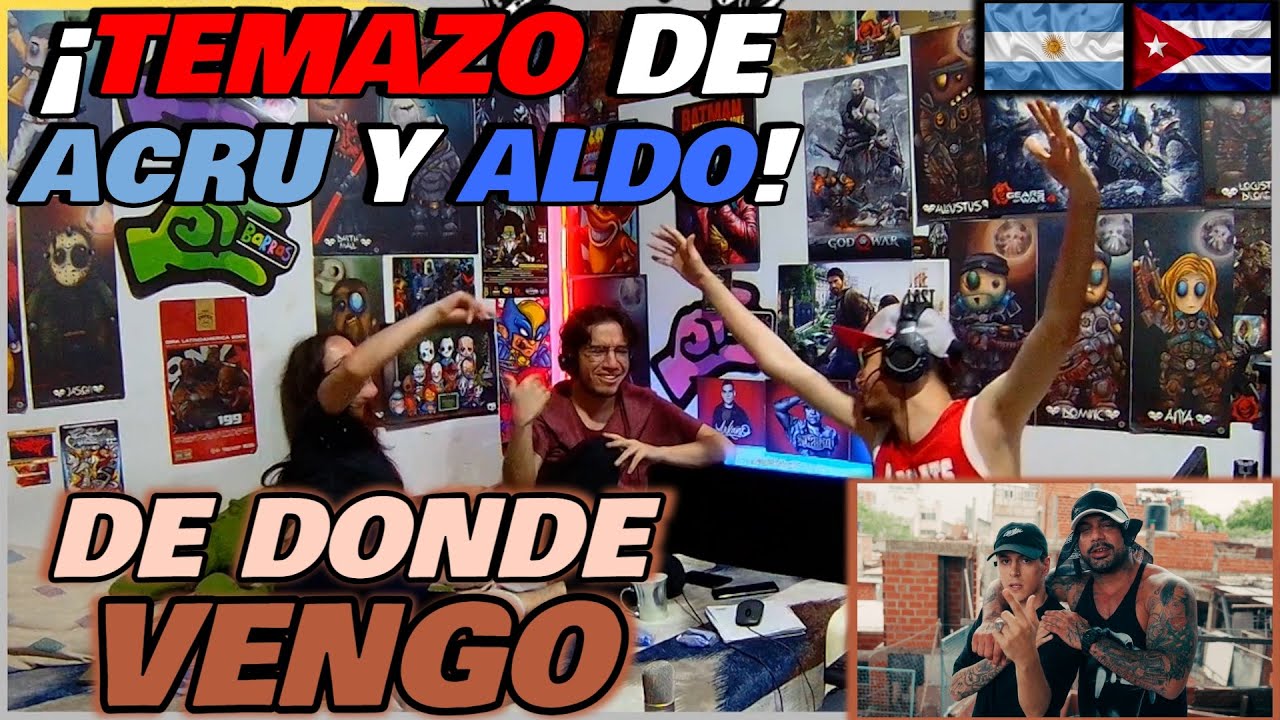 💣¡TEMAZO DE ACRU Y ALDO! - COLOMBIANOS REACCIONAN a DE DONDE VENGO ACRU FT. AL2 EL ALDEANO🔥
