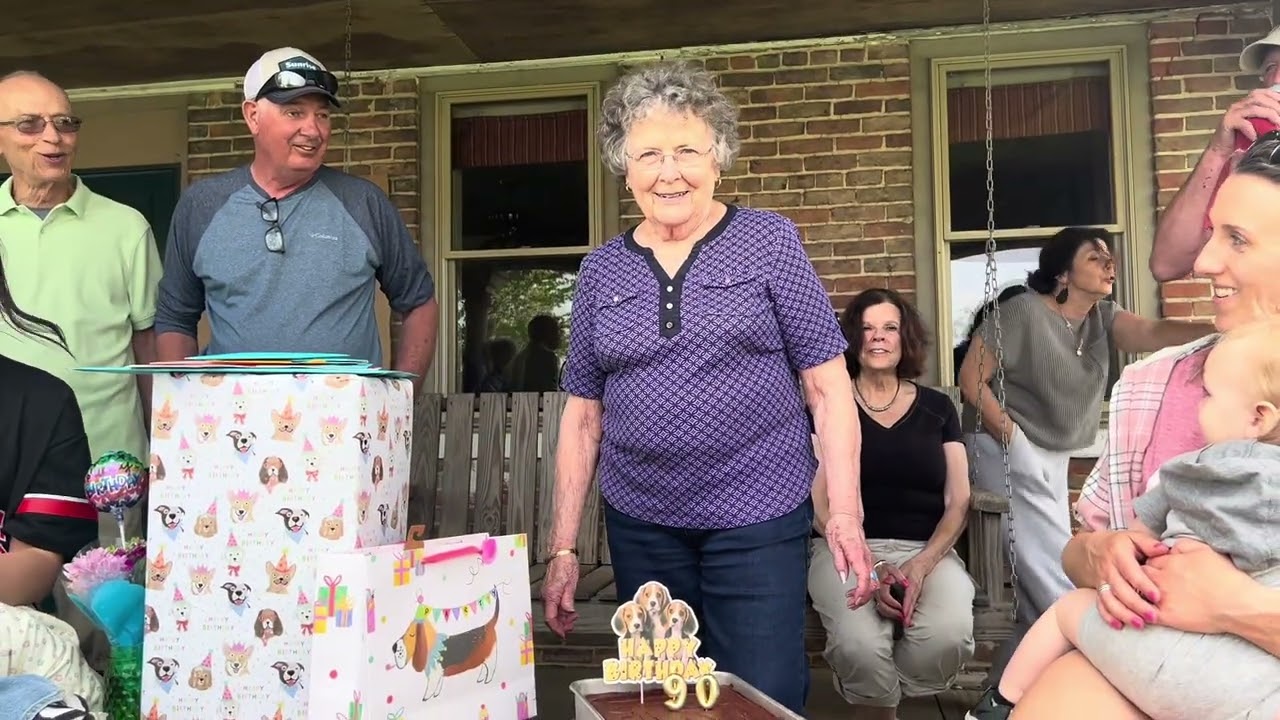 Mrs M’s 90th birthday party 