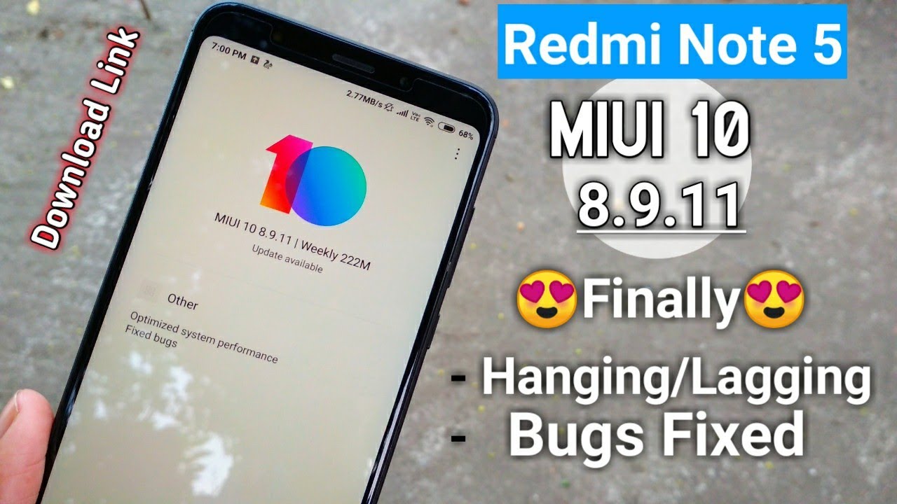 Redmi Note 5 finally Hanging/Lagging Problem solved in New miui Update